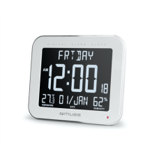 Muse , Wall Clock with Alarm Function , M-090 WMC , White
