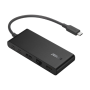 Asus Dual 4K USB-C Dock DC201 , Ethernet LAN (RJ-45) ports 1 , USB 3.0 (3.1 Gen 1) Type-C ports quantity 3 , HDMI ports quantity 1