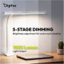 Digitus LED Desk Lamp, 50 cm, White , DA-90491 , 1025 lm , 7 W , 3000-6500 K , Warm to cold white light , LED lamp , 10 V