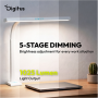 Digitus LED Desk Lamp, 50 cm, White , DA-90491 , 1025 lm , 7 W , 3000-6500 K , Warm to cold white light , LED lamp , 10 V