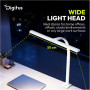 Digitus LED Desk Lamp, 50 cm, White , DA-90491 , 1025 lm , 7 W , 3000-6500 K , Warm to cold white light , LED lamp , 10 V