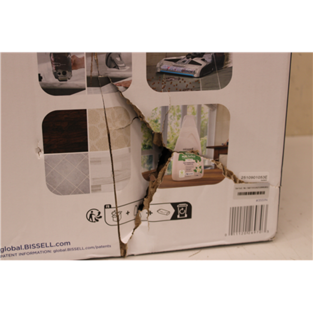 SALE OUT. Bissell Vacuum Cleaner , CrossWave C3 Select , Corded operating , Handstick , Washing function , 560 W , - V , Black/Titanium/Blue , Warranty 24 month(s) , DAMAGED PACKAGING