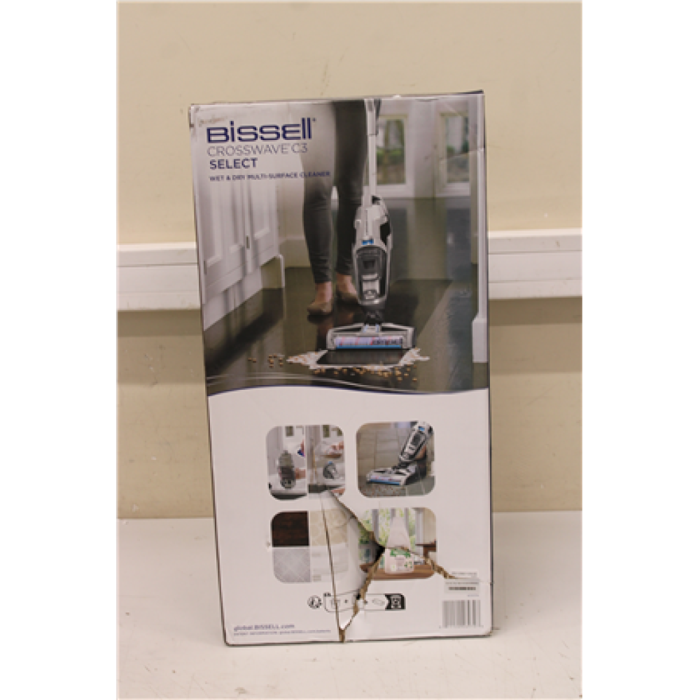 SALE OUT. Bissell Vacuum Cleaner , CrossWave C3 Select , Corded operating , Handstick , Washing function , 560 W , - V , Black/Titanium/Blue , Warranty 24 month(s) , DAMAGED PACKAGING
