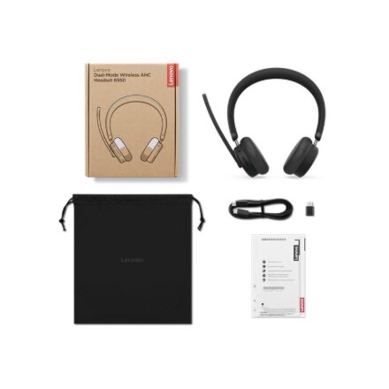 Lenovo , Wireless Headset , 4XD1S19778 , Built-in microphone , Bluetooth , ANC , Black