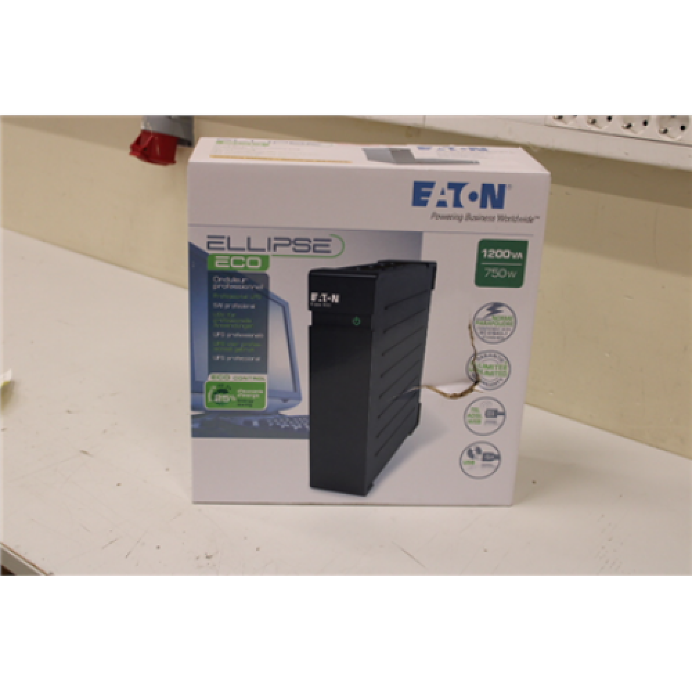 SALE OUT. Eaton UPS Ellipse ECO 1200 USB DIN Eaton UPS Ellipse ECO 1200 USB DIN 1200 VA 750 W DAMAGED PACKAGING