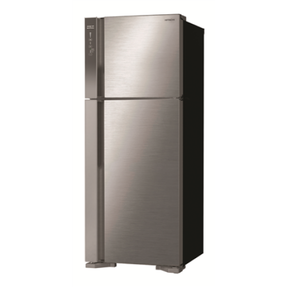 Hitachi Refrigerator R-V541PRU0 (BSL) Energy efficiency class F, Free standing, Double Door, Height 183.5 cm, No Frost system, Fridge net capacity 333 L, Freezer net capacity 117 L, 41 dB, Brilliant Silver