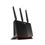 LTE Modem Router , 4G-AC86U Wireless-AC2600 , 802.11ac , 800+1733 Mbit/s , 10/100/1000 Mbit/s , Ethernet LAN (RJ-45) ports 4 , Mesh Support No , MU-MiMO Yes , 3G/4G via optional USB adapter , Antenna type Dual-band , 1 x USB 2.0 , 36 month(s)