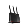 LTE Modem Router , 4G-AC86U Wireless-AC2600 , 802.11ac , 800+1733 Mbit/s , 10/100/1000 Mbit/s , Ethernet LAN (RJ-45) ports 4 , Mesh Support No , MU-MiMO Yes , 3G/4G via optional USB adapter , Antenna type Dual-band , 1 x USB 2.0 , 36 month(s)