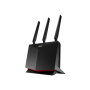 LTE Modem Router , 4G-AC86U Wireless-AC2600 , 802.11ac , 800+1733 Mbit/s , 10/100/1000 Mbit/s , Ethernet LAN (RJ-45) ports 4 , Mesh Support No , MU-MiMO Yes , 3G/4G via optional USB adapter , Antenna type Dual-band , 1 x USB 2.0 , 36 month(s)