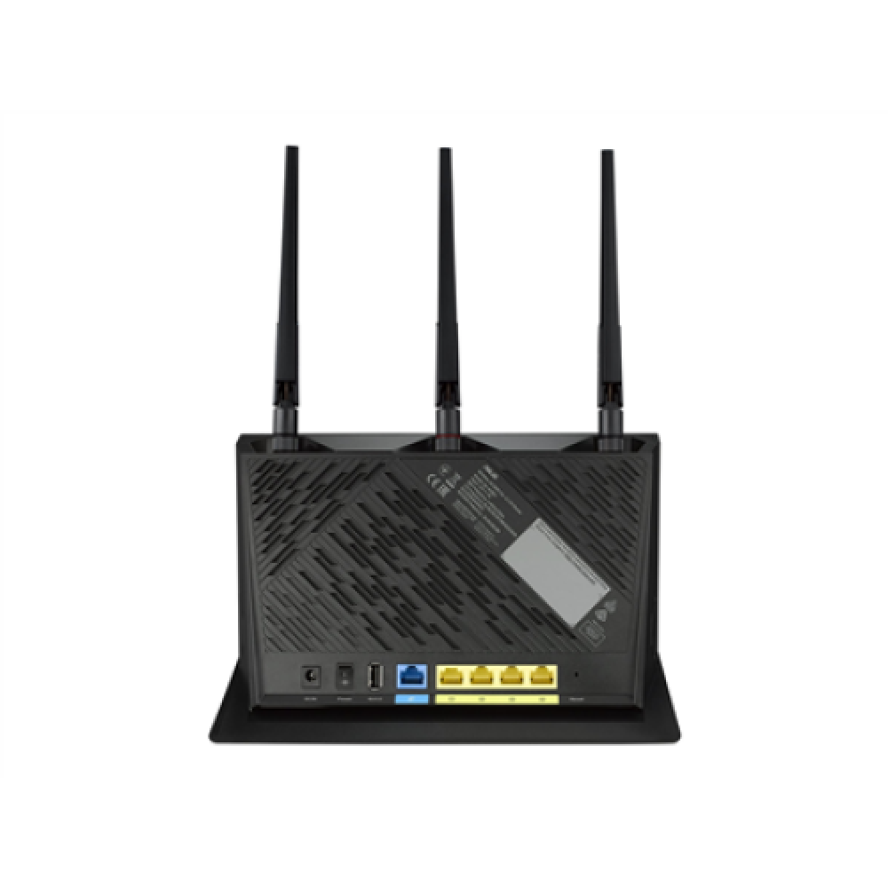 LTE Modem Router , 4G-AC86U Wireless-AC2600 , 802.11ac , 800+1733 Mbit/s , 10/100/1000 Mbit/s , Ethernet LAN (RJ-45) ports 4 , Mesh Support No , MU-MiMO Yes , 3G/4G via optional USB adapter , Antenna type Dual-band , 1 x USB 2.0 , 36 month(s)