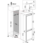 Hotpoint Refrigerator , HAC18 T542 2 , Energy efficiency class E , Built-in , Combi , Height 177 cm , Fridge net capacity 182 L , Freezer net capacity 68 L , 34 dB , White