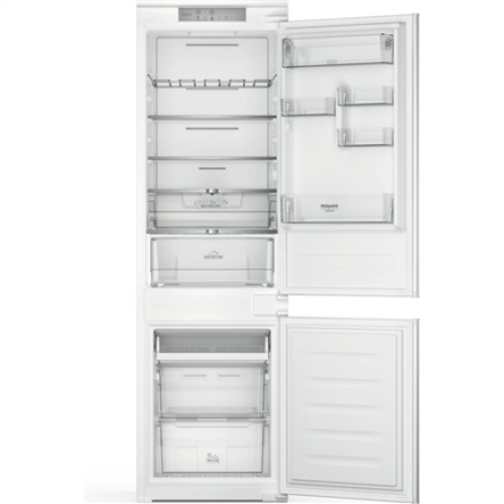 Hotpoint Refrigerator , HAC18 T542 2 , Energy efficiency class E , Built-in , Combi , Height 177 cm , Fridge net capacity 182 L , Freezer net capacity 68 L , 34 dB , White
