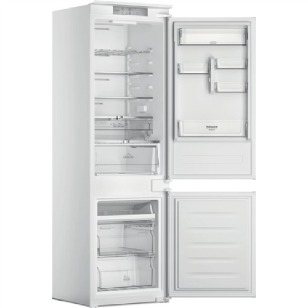 Hotpoint Refrigerator , HAC18 T542 2 , Energy efficiency class E , Built-in , Combi , Height 177 cm , Fridge net capacity 182 L , Freezer net capacity 68 L , 34 dB , White