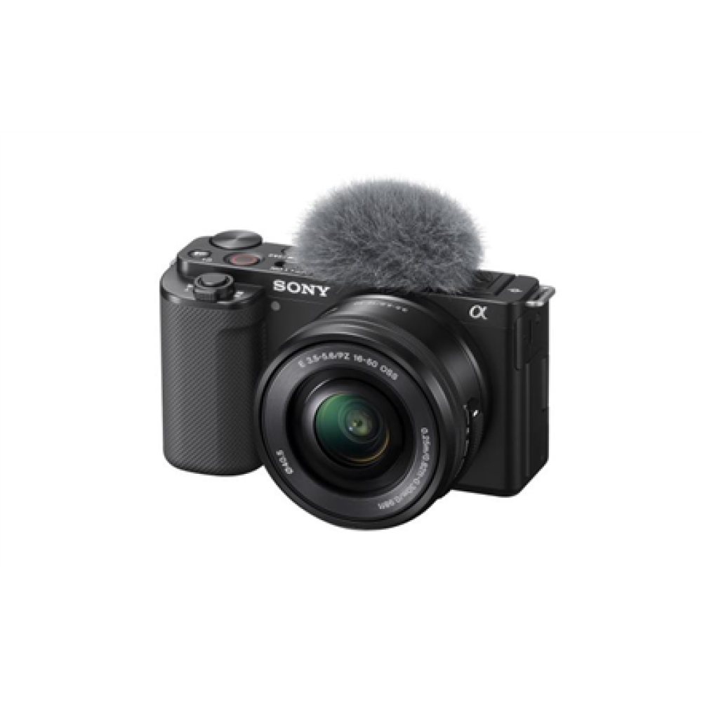 Sony ZV-E10L Mirrorless Vlog Camera with 16-50 mm Lens , Sony , Mirrorless Vlog Camera , ZV-E10L , Compact camera , 24.2 MP , Display diagonal 3.0 , Video recording , Magnification 5.9 x, 11.7 x , CMOS , Black