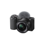 Sony ZV-E10L Mirrorless Vlog Camera with 16-50 mm Lens , Sony , Mirrorless Vlog Camera , ZV-E10L , Compact camera , 24.2 MP , Display diagonal 3.0 , Video recording , Magnification 5.9 x, 11.7 x , CMOS , Black
