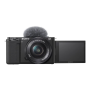 Sony ZV-E10L Mirrorless Vlog Camera with 16-50 mm Lens , Sony , Mirrorless Vlog Camera , ZV-E10L , Compact camera , 24.2 MP , Display diagonal 3.0 , Video recording , Magnification 5.9 x, 11.7 x , CMOS , Black