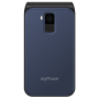 myPhone Flip , LTE , Black , 2.8 , TFT , 48 MB , 128 MB , 3G , Bluetooth , 2.1 , USB version Type-C , Built-in camera , Main camera resolution 1.3 MP , 1000 mAh