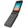 myPhone Flip , LTE , Black , 2.8 , TFT , 48 MB , 128 MB , 3G , Bluetooth , 2.1 , USB version Type-C , Built-in camera , Main camera resolution 1.3 MP , 1000 mAh