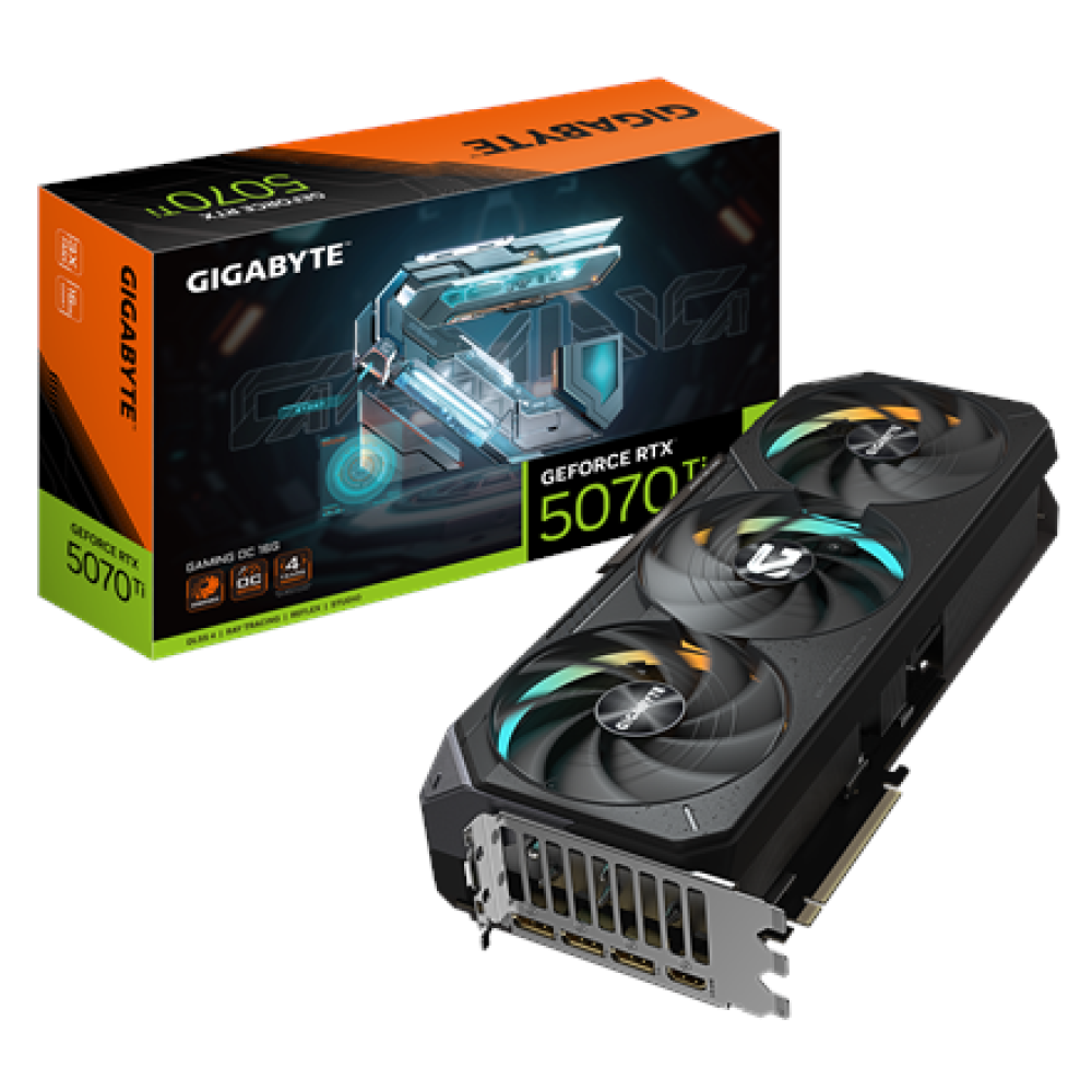 Gigabyte GeForce RTX 5070 Ti GAMING OC 16G , NVIDIA , 16 GB , GeForce RTX 5070 Ti , HDMI ports quantity 1 , PCI-E 5.0