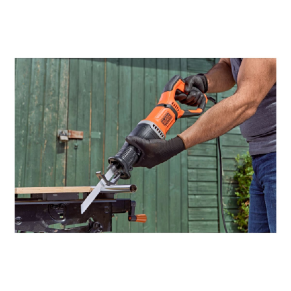 BLACK & DECKER , Reciprocating Saw with Kit Box , BES301K-QS , 750 W
