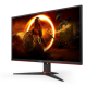 AOC , Monitor , Q27G2E/BK , 27 , VA , QHD , 16:9 , 155 Hz , 1 ms , 2560 x 1440 , 250 cd/m² , HDMI ports quantity 2 , Black/Red , Warranty 36 month(s)