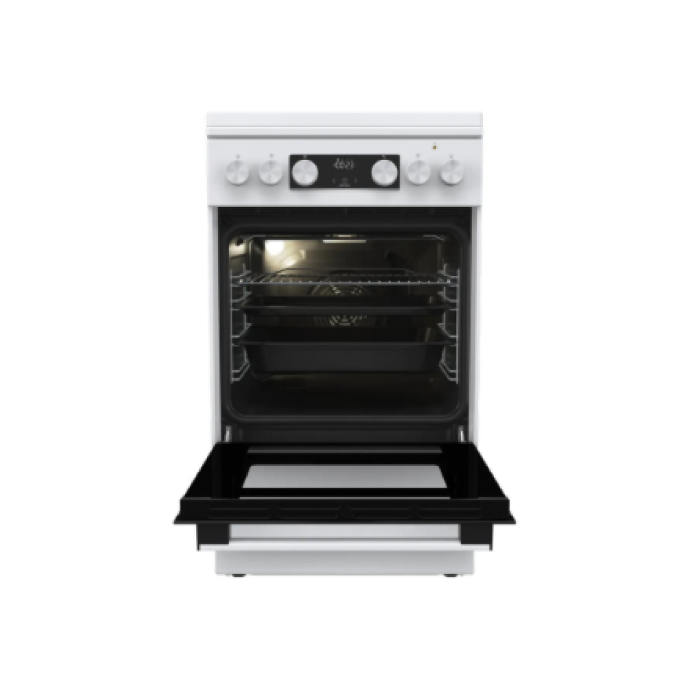 Gorenje GK5C42WF-B , Cooker , Hob type Gas , Oven type Electric , White , Width 50 cm , Grilling , Depth 59.4 cm , 70 L
