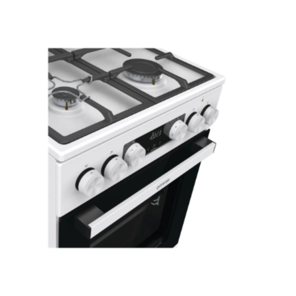 Gorenje GK5C42WF-B , Cooker , Hob type Gas , Oven type Electric , White , Width 50 cm , Grilling , Depth 59.4 cm , 70 L