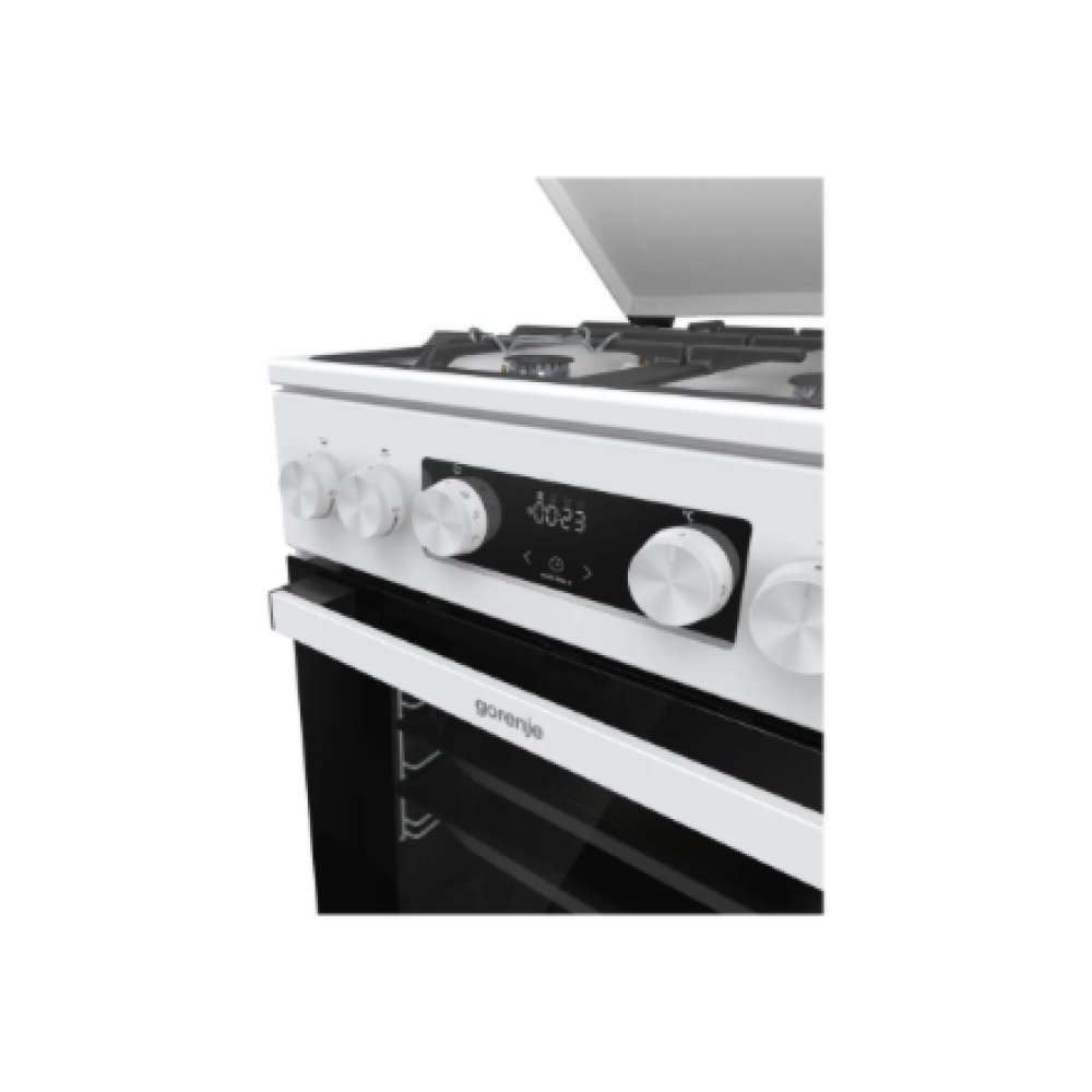Gorenje GK5C42WF-B , Cooker , Hob type Gas , Oven type Electric , White , Width 50 cm , Grilling , Depth 59.4 cm , 70 L