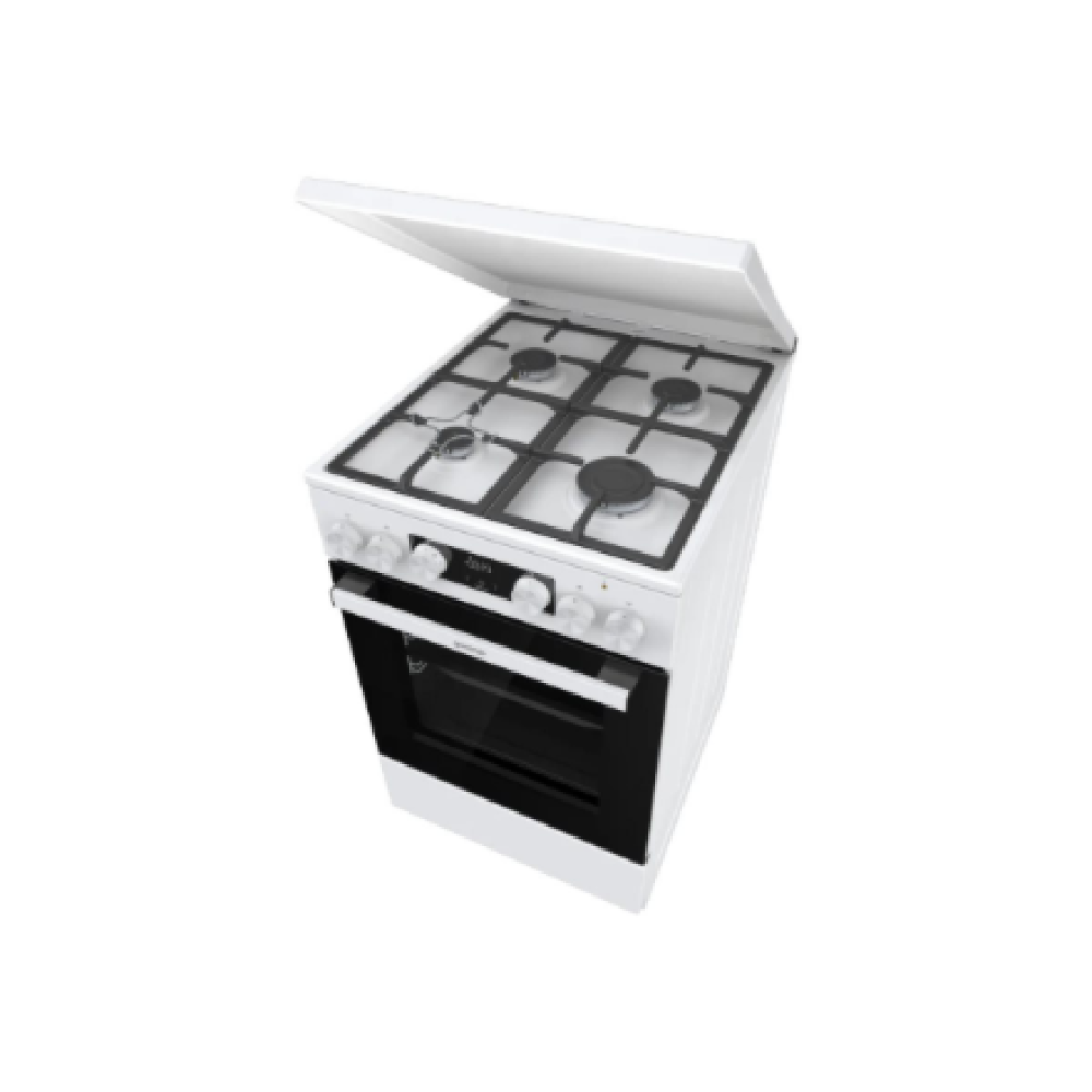 Gorenje GK5C42WF-B , Cooker , Hob type Gas , Oven type Electric , White , Width 50 cm , Grilling , Depth 59.4 cm , 70 L