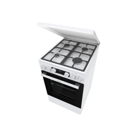 Gorenje GK5C42WF-B , Cooker , Hob type Gas , Oven type Electric , White , Width 50 cm , Depth 59.4 cm , Grilling , Energy efficiency class A , 70 L
