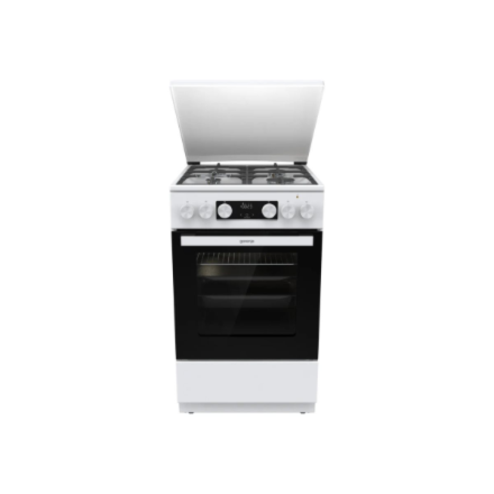 Gorenje GK5C42WF-B , Cooker , Hob type Gas , Oven type Electric , White , Width 50 cm , Grilling , Depth 59.4 cm , 70 L