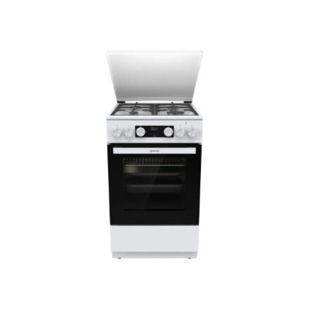 Gorenje GK5C42WF-B , Cooker , Hob type Gas , Oven type Electric , White , Width 50 cm , Depth 59.4 cm , Grilling , Energy efficiency class A , 70 L