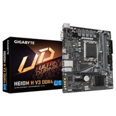 Gigabyte , H610M H V3 DDR4 , Processor family Intel , Processor socket LGA1700 , DDR4 DIMM , Supported hard disk drive interfaces M.2, SATA , Number of SATA connectors 4