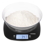 Adler Kitchen Scale with a bowl , MS 3179b , Graduation 1 g , Display type LCD , Black