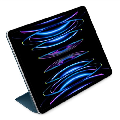 Apple , Folio for iPad Pro 12.9-inch , Folio , iPad Models: iPad Pro 12.9-inch (6th generation), iPad Pro 12.9-inch (5th generation), iPad Pro 12.9-inch (4th generation), iPad Pro 12.9-inch (3rd generation) , Marine Blue