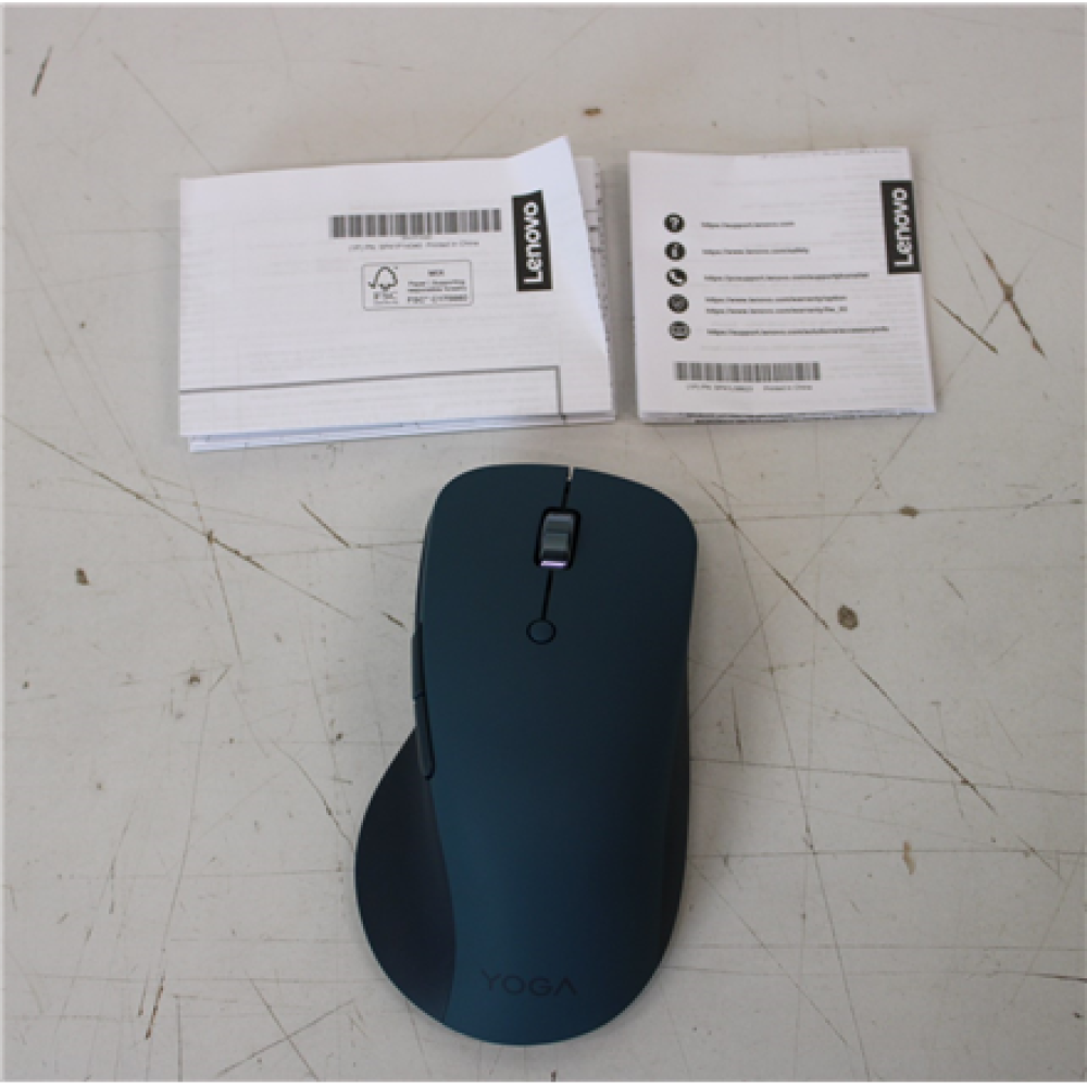 SALE OUT. Lenovo Accessories Yoga Pro Mouse , Lenovo Mouse , Yoga Pro , Wireless , Bluetooth , Tidal Teal , DEMO