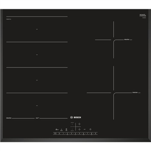 Bosch , hob , PXE651FC1E , Induction , Number of burners/cooking zones 4 , DirectSelect , Timer , Black , Display