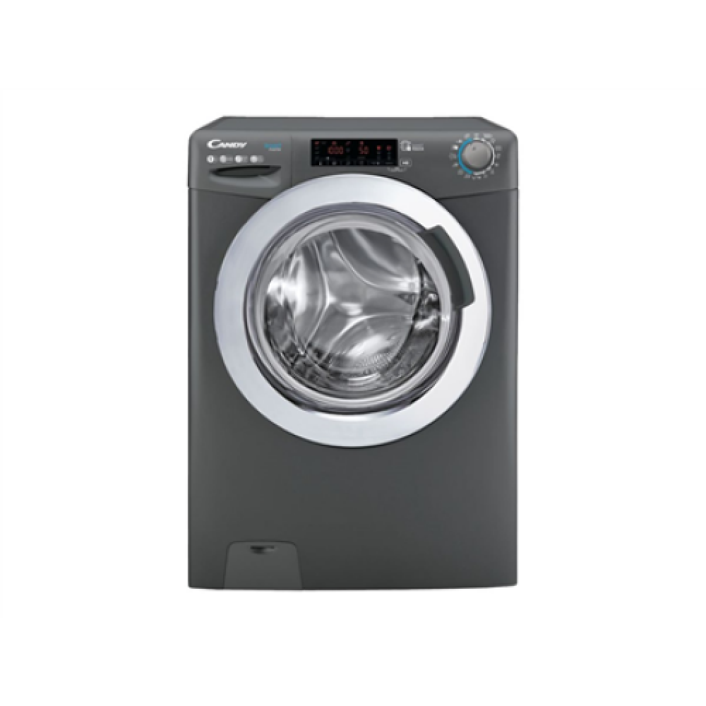 Candy , Washing Machine , CSS169TWMCRE/1-S , Energy efficiency class A , Front loading , Washing capacity 9 kg , 1600 RPM , Depth 53 cm , Width 60 cm , Display , LCD , Steam function , Near Field Communication (NFC) , Anthracite