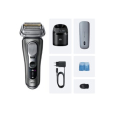 Braun Shaver , Series 9 Pro+ 9675cc , Operating time (max) 60 min , Wet & Dry , Lithium Ion , Grey