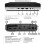 HP Renewed Grade B , ProDesk 600 G5 DM , Intel Core i3 , i3-9100T , 8 GB , NVMe , 128 GB , Intel UHD Graphics 630 , Windows 11 Home