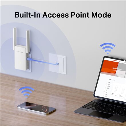 Mercusys AX3000 Dual-Band Wi-Fi 6 USB Adapter , ME80X , White