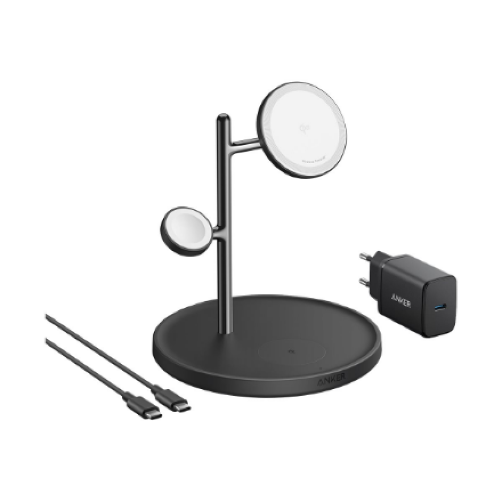 Anker MagGo Magnetic Wireless Charger (Qi 2.0, 15W) , B25M3311
