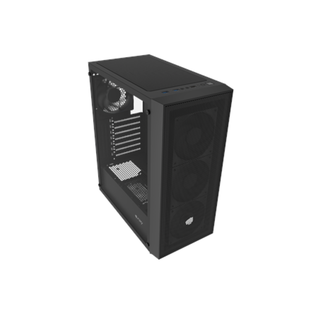 Fury PC Case , SHOBO SH8F , Black , Midi Tower