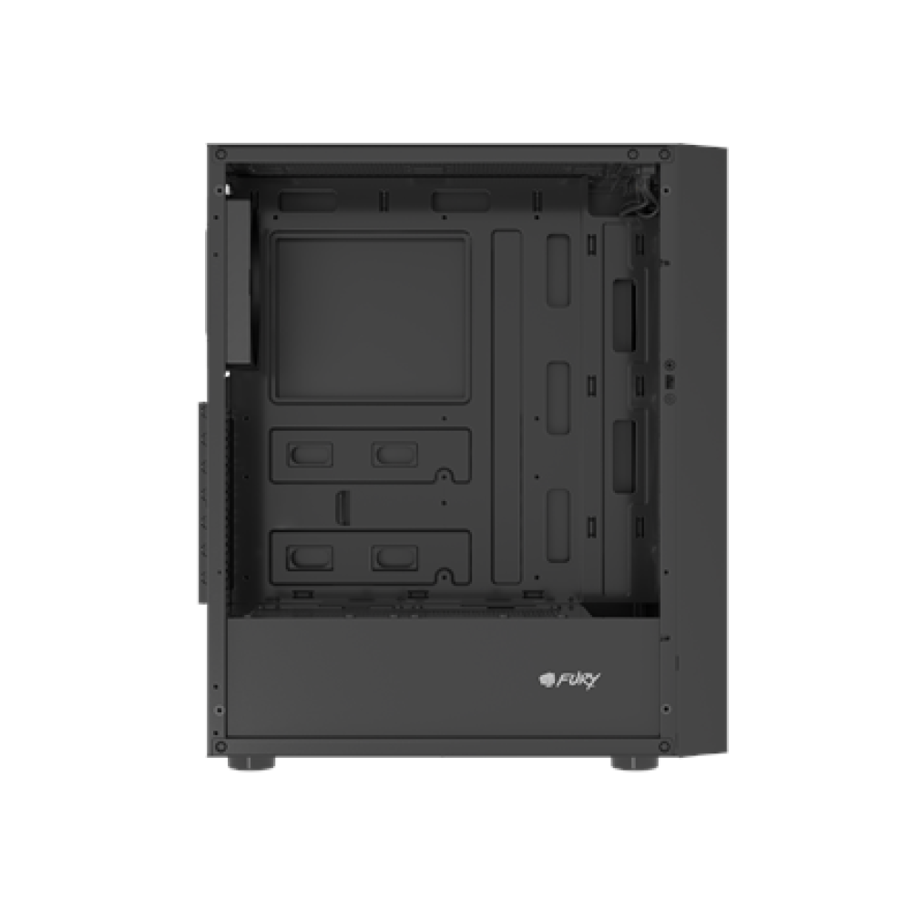 Fury PC Case , SHOBO SH8F , Black , Midi Tower