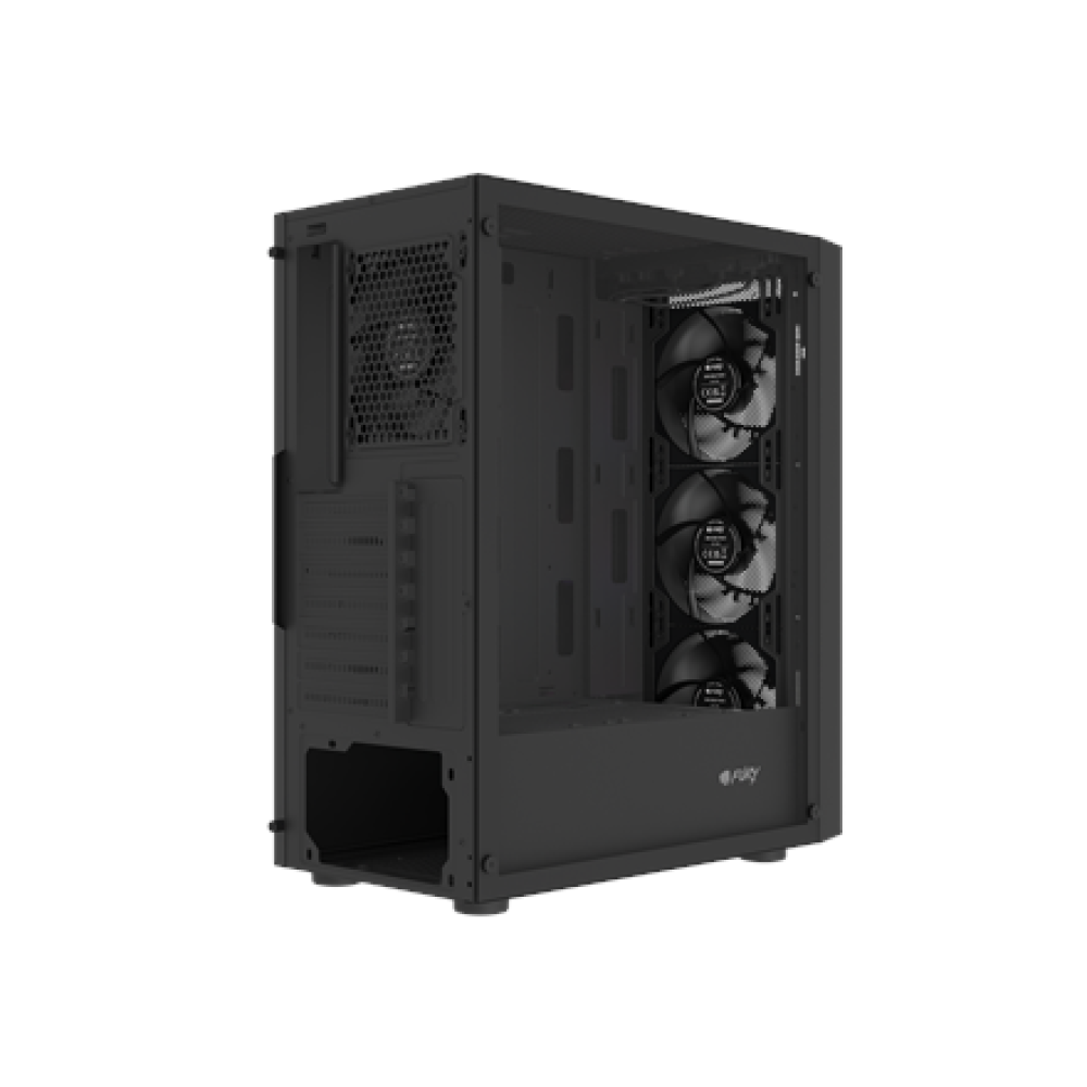 Fury PC Case , SHOBO SH8F , Black , Midi Tower