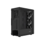 Fury PC Case , SHOBO SH8F , Black , Midi Tower
