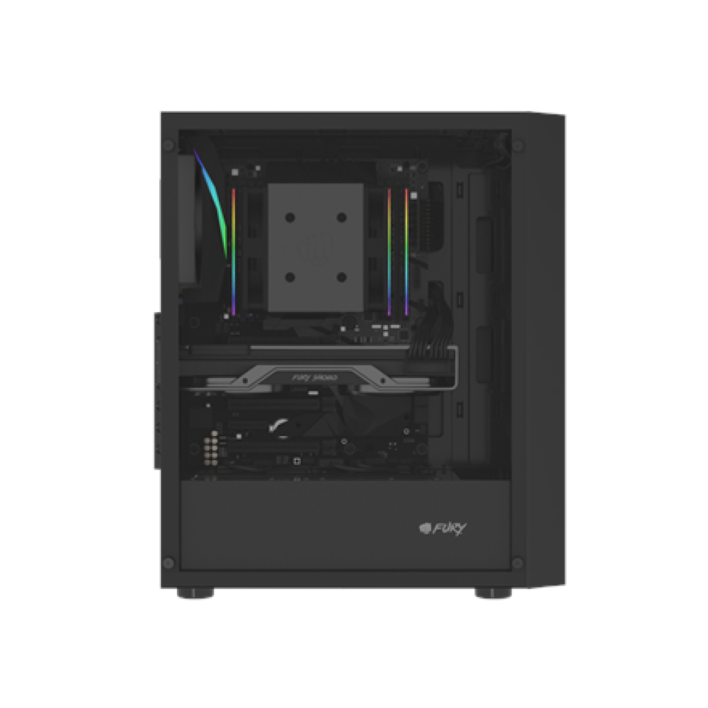 Fury PC Case , SHOBO SH8F , Black , Midi Tower