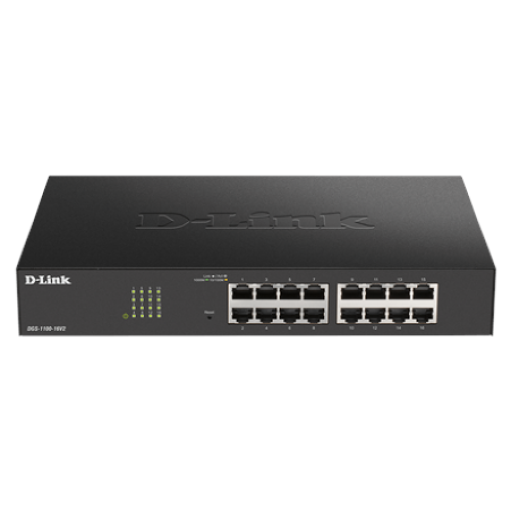 D-Link , Smart Managed Switch , DGS-1100-16V2 , Managed , Desktop , Power supply type 100 to 240 V AC, 50 to 60 Hz Internal