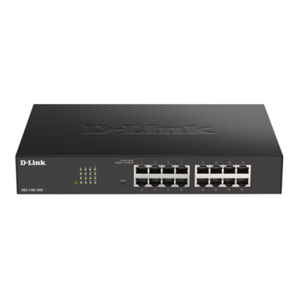 D-Link , Smart Managed Switch , DGS-1100-16V2 , Managed , Desktop , Power supply type 100 to 240 V AC, 50 to 60 Hz Internal