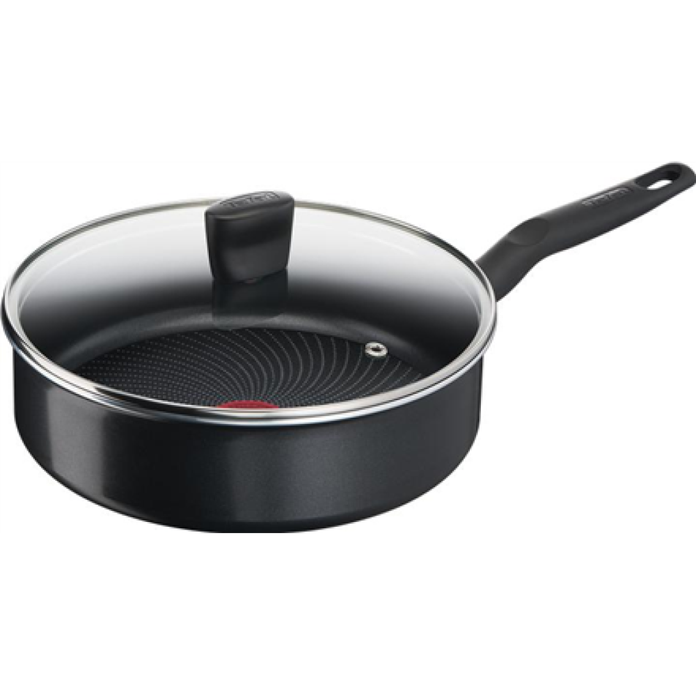 TEFAL Pot , H0563242 , 24 cm , Titanium , Grey , Lid included